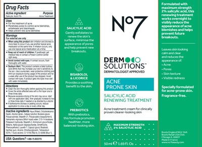 No7 Derrm Solutions Salicylic Acid renewing Treatment - No7 Derm Soloutions Salicylic Acid renewing Treatment